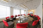 Les nouvelle salles de réunion de Novotel sont entièrement modulables, grâce à un mobilier sur roulettes.