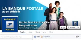Les conseillers de La Banque Postale créent leurs profils Facebook