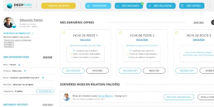 Recrutement : Deepfish, l'appli où trouver vos futurs commerciaux IT