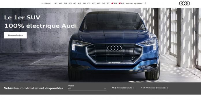 Audi France se lance dans l'e-commerce