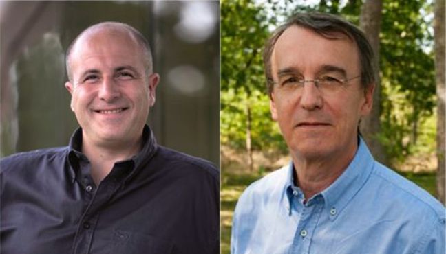 Frédéric Conchy (à g.) et Jean-Noël de Charentenay (à d.)