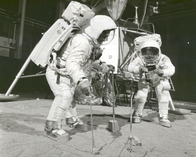 L'entraînement de l'équipe Apollo 11.