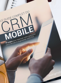 Couverture Guide : 20 pages pour tout savoir sur le CRM mobile