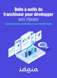 Couverture Boîte à outils du  franchiseur pour développer  son réseau 